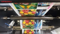 Mesin Cetak Flexografi Otomatis Tipe Baru untuk Plastik/Kertas 8-Warna 200m/menit
