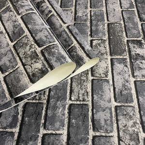 กระเบื้องบุผนังลาย<span class=keywords><strong>อิฐ</strong></span>เหมือนจริงวอลล์เปเปอร์ร้านอาหาร<span class=keywords><strong>ร้าน</strong></span><span class=keywords><strong>ตัดผม</strong></span>ร้านกาแฟวอลเปเปอร์ตกแต่งผนังและภายใน - Product Image 4