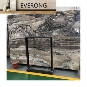Precio de fábrica Arabescato Orobico Grigio losa Piedra de mármol con vetas marrones doradas, Mármol marrón de fantasía, Piedra de mármol <span class=keywords><strong>Cipollino</strong></span> - Product Image 4