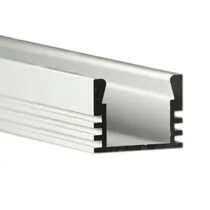 LED照明ストリップ用埋め込み式アルミニウムLEDアルミニウムプロファイル