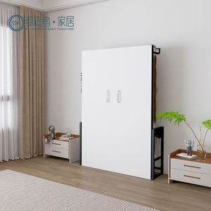 <span class=keywords><strong>Cama</strong></span> Plegable <span class=keywords><strong>Vertical</strong></span> Moderna con Diseño Resistente Oculta en el <span class=keywords><strong>Armario</strong></span>, Tamaño Doble Queen, para Ahorrar Espacio - Product Image 5