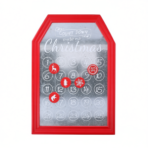 Calendario de Adviento Decorativo de Pizarra para Pared, 31x45cm, con Cuenta Regresiva para Navidad - Product Image 2