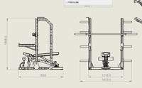 Banc de musculation réglable en acier 3-en-1 (incliné/plat/décliné) avec options d'entraînement pour la poitrine et les épaules, option de logo personnalisé