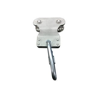 Stainless Steel Horizontal Lifeline Pulley w/ Oval Carabiner 13mm 15kN - Product Image 6