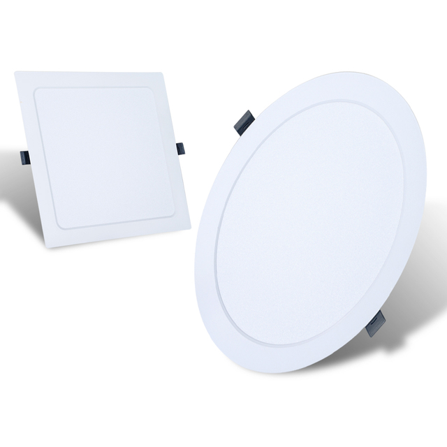 Wholesale High Quality  Indoor Lighting Recessed Mounted Slim Round Square Led Panel Light for Home