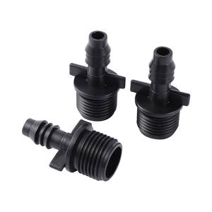 Conectores rápidos de lengüeta de rosca macho de 1/2 pulgadas a 8mm, accesorios de tubería de manguera, accesorios de microirrigación - Product Image 5