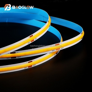 ไฟแถบ LED COB DC 24V 12V 320LEDs/M ความสว่างสูง PCB แบบยืดหยุ่น 8 มม. พร้อมอะแดปเตอร์สำหรับตกแต่งบ้าน ห้องครัว ตู้ - Product Image 4