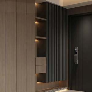 Custom Multi-Layer Wooden <b>Shoe</b> Cabinet with Minimalist Design Customizable Size & Color Modern Living Room <b>Storage</b> for Home Use - Product Image 2