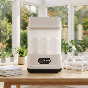 Esterilizador y Secador de Biberones Eléctrico 3 en 1, Máquina de Esterilización por Vapor y Secado, Libre de BPA, Suministro de Fábrica - Product Image 1