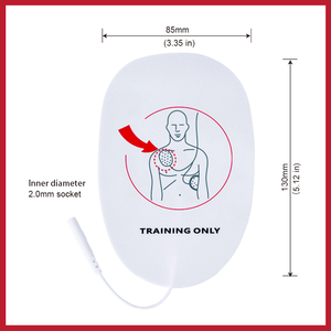 Pad per Addestramento <span class=keywords><strong>AED</strong></span> con Ago a Coda di Maiale in Schiuma per Studenti di Medicina, <span class=keywords><strong>Trainer</strong></span> <span class=keywords><strong>AED</strong></span> per Adulti, Addestramento RCP - Product Image 2