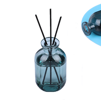Vente en gros pot d'aromathérapie en rotin de luxe bouteille conteneur parfums liquides parfum de maison vide bâtonnets de roseau diffuseur bouteille en verre
