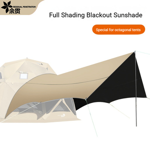 Tente <span class=keywords><strong>tunnel</strong></span> multifonctionnelle quatre saisons <span class=keywords><strong>de</strong></span> haute qualité <span class=keywords><strong>pour</strong></span> pique-nique et camping en extérieur, avec auvent portable et protection solaire - Product Image 3