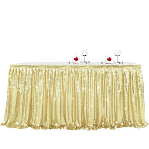 Mantel elegante reutilizable de oro rosa, suministros desechables duraderos para fiestas al aire libre - Product Image 1