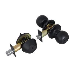 High Quality lock deadbolt cylindrical lock combo tubulai knob lock modern combination door look