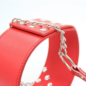 Los fabricantes de Yiwu suministran collares eróticos, collares de PU, anillos de juego con clavos de hierro, conjuntos de bondage SM con anillos de hierro y - Product Image 3