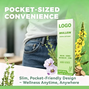 <strong>UK</strong> Cloudy Electric Nasal Inhaler Stick Vaporizer Diffuser Pen Mullein Herb Smoke Lung Detox Anxiety Relief Herbal Lung Inhaler - Product Image 5