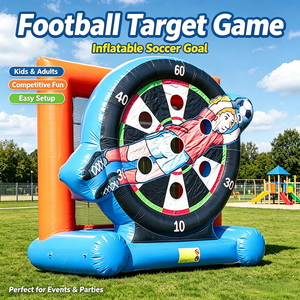Portería de Fútbol Inflable Gigante Resistente para Carnaval, Juego de Feria, Instalación Rápida, Portátil, Comercial - Product Image 1