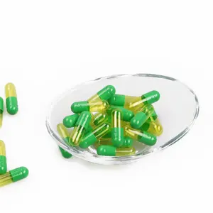 Lege Gelatinecapsules Gekleurde En Transparante Medicinale Harde Capsules Schelpen