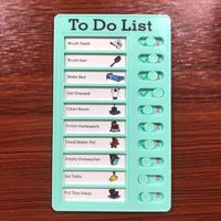Tableau de planification quotidienne réutilisable pour les tâches ménagères, tableau de responsabilités et de comportement pour enfants, carte de motivation pour l'autodiscipline