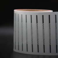 Étiquette RFID passive UHF miniature WYUAN CK, longue portée 860-960 MHz, autocollant en PVC, gestion des fichiers de bibliothèque, suivi des archives et des documents