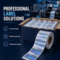 Etiqueta de Seguridad VOID de Papel Blanco de Doble Color con Residuo, Etiqueta Adhesiva VOID OPEN para Sellado de Seguridad en Papel y Cartón