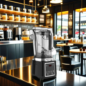 Blender professionnel multifonctionnel de haute qualité Happy Partner 2L, robuste, pour usage commercial, avec couvercle insonorisant - Product Image 2