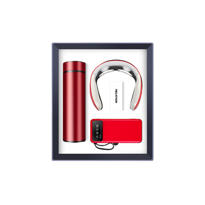 Set Regalo Aziendale di Lusso Economico <span class=keywords><strong>Zheng</strong></span> <span class=keywords><strong>Yang</strong></span> 3 in 1: Thermos in Acciaio Inox, Massaggiatore per Collo P3, Power Bank e Supporto per Telefono - Product Image 5