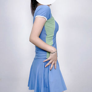 18 подростков xxx горячий сексуальный синий и зеленый цвет блок бикини для молодой девушки купальник комплект бикини - Product Image 6