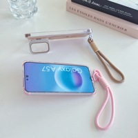 Étui avec support pliable, béquille, protection d'objectif, film de verre, dragonne et coque magnétique pour chargement sans fil pour Samsung Galaxy A57 A17 A27 A56