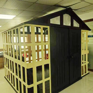 Plástico impermeable HDPE Suministros de jardín Cobertizos de almacenamiento de patio trasero Casa de verano Cobertizos de jardín almacenamiento formación al vacío casa al aire libre - Product Image 3