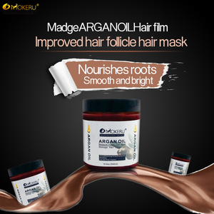 MOKERU-<span class=keywords><strong>mascarilla</strong></span> <span class=keywords><strong>hidratante</strong></span> <span class=keywords><strong>para</strong></span> <span class=keywords><strong>el</strong></span> cabello, 500ml, aceite de argán natural puro, colágeno, <span class=keywords><strong>Mascarilla</strong></span> Reparadora de queratina - Product Image 3