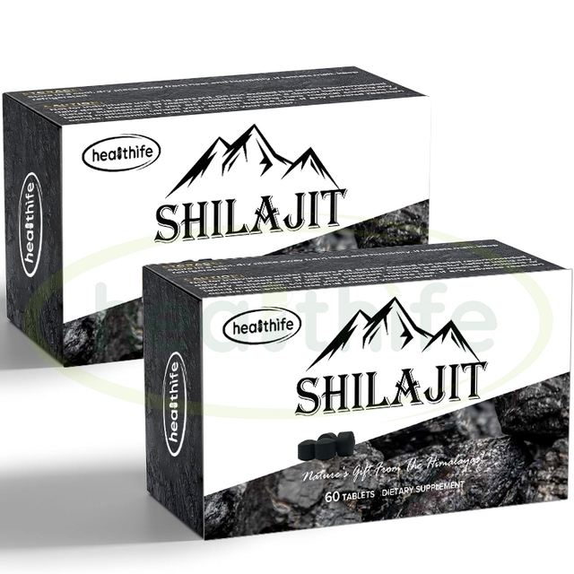 Pure Supplement Himalayan Shilajit Resin Tablets 200mg/60tablets/Box Shilajit Tablets