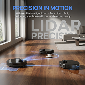 Robot Aspirador Inteligente con Limpieza de Áreas Específicas y por Zonas, Mapeo Automático de Habitaciones, Reanudación de Trabajo en Puntos de Interrupción, para Pelo de Mascotas y Pisos Duros - Product Image 5