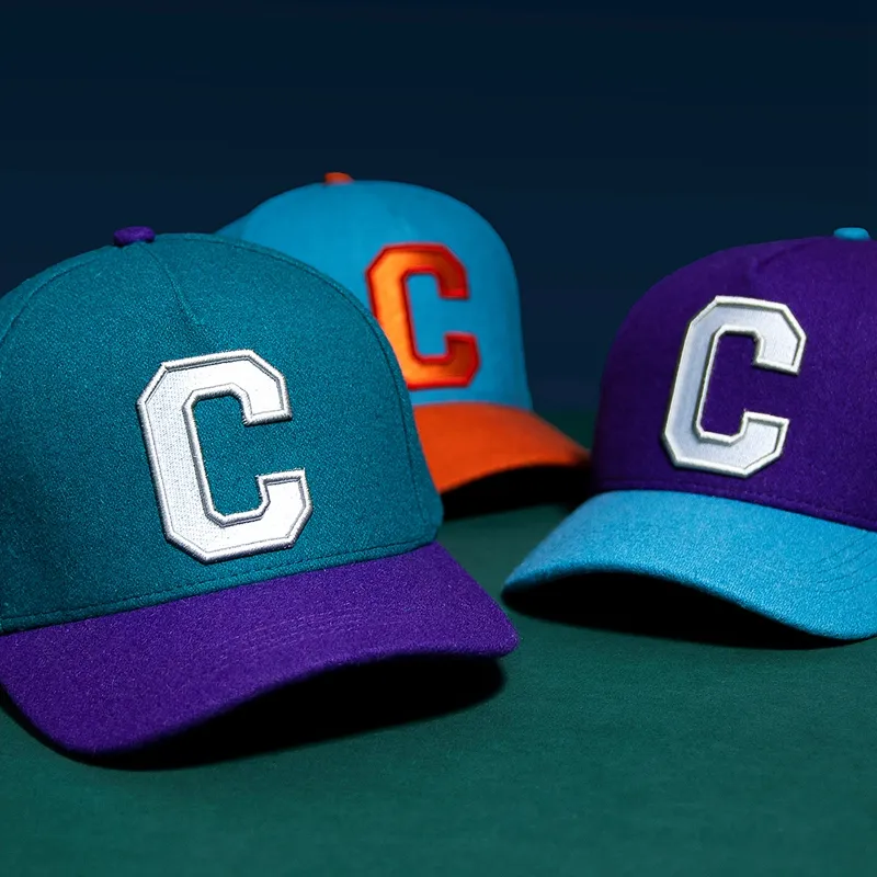 سعر تنافسي 5 ألواح عالية التاج قبعات بيسبول 3d التطريز شعار مخصص قبعات رياضية للرجال