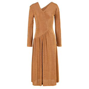 <span class=keywords><strong>Abito</strong></span> da donna di alta qualità, casual, con inserti irregolari e arricciature, personalizzato, elegante, a spalle scoperte, <span class=keywords><strong>in</strong></span> <span class=keywords><strong>maglia</strong></span>, sfumato e <span class=keywords><strong>plissettato</strong></span> - Product Image 5