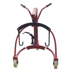 Manual Hydraulic Oil Drum Truck Handling <b>Trolley</b> with Fiber Drum Lifting Equipment CH - Product Image 2