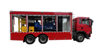 Camion de pompiers SINOTRUK HOWO TX 6X4 d'occasion, 10 roues, camion Howo d'occasion pour les opérations de sauvetage incendie et le transport de marchandises d'urgence