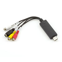 Dispositivo de Captura de Audio y Video USB RCA/S-video a USB, Conversor de VHS a Digital para VCR, TV, PC, Reproductor de Cintas, Tarjeta de Captura para Revendedores