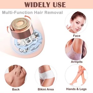 Depiladora Facial y Recortadora de Cejas 2 en 1, Recargable, para Labios, Cuerpo y Vello Facial, Depiladora Eléctrica Portátil para Mujer, con Logotipo del Cliente y Empaque - Product Image 6