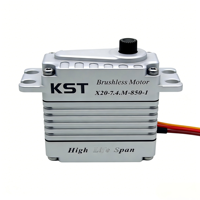 Servo sans balais/sans noyau KST X20-7.4-M-850 en alliage d'aluminium et acier trempé pour modèle RC, drone, robot, usage éducatif, couple élevé