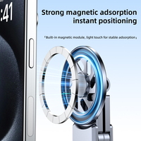Support de tablette multifonction en alliage d'aluminium réglable sur 6 niveaux - Support de téléphone pliable et portable pour bureau, lit et voyage