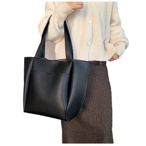 Sac fourre-tout tendance en PU grande capacité avec fermeture éclair, style toutes saisons, sac à main personnalisable, nouveau sac seau pour maman, pour femme - Product Image 5