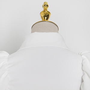 <span class=keywords><strong>Camicetta</strong></span> Vintage TWOTWINSTYLE da Donna <span class=keywords><strong>con</strong></span> Colletto a Risvolto e Maniche Corte a Farfalla, Tessuto Estivo alla Moda per l'Ufficio - Product Image 6