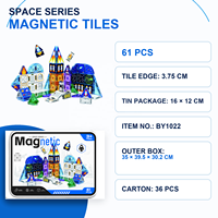 Petits blocs magnétiques en boîte métallique, 3,75 cm, blocs magnétiques 3D, jouets éducatifs STEM pour enfants, tout-petits, garçons et filles