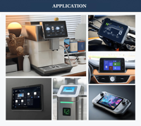 Layar Sentuh HMI Cerdas TFT IPS 7 Inci 1024*600 VIEWE dengan ESP32-P4 Wi-Fi6