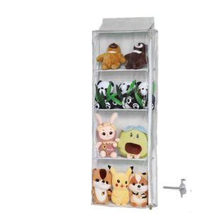 Organizador de Puerta con 4 Bolsillos Grandes, Bolsa de Almacenamiento Colgante de PVC Plegable para Dormitorio, Despensa, Armario, Dormitorio de Estudiantes, Almacenamiento para Bebés - Product Image 1