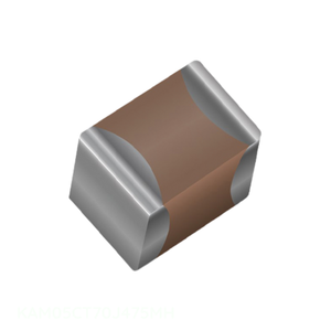 Condensateur céramique à montage en surface MLCC 4,7 µF KAM05CT70J475MH 0402 (1005 métrique) 4,7UF20% 6,3V AEC-Q200 Original 0402 X7T - Product Image 1