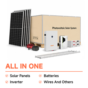 6.5kW Complete Off Grid <b>Solar</b> <b>Kit</b> <b>Solar</b> Battery <b>Power</b> System with Lithium Battery for Home <b>Solar</b> - Product Image 2