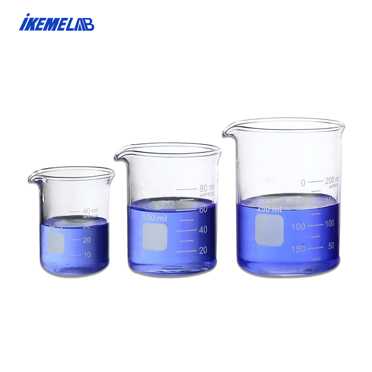 Лабораторное Термостойкое боросиликатное стекло 3,3 комплекты посуды Мензурка