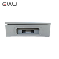 Boîtier photovoltaïque double porte à montage en surface personnalisable Guozhen, certification CE, indice de protection IP65, 63A, 220V, 12 prises, serrure certifiée